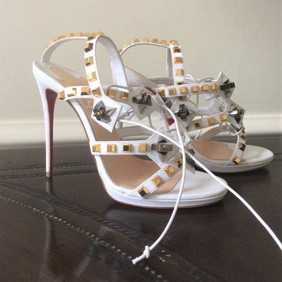 SOLD!! NWT $1.295 Louboutin 120 Gladiator Pumps 39 - Picture 3 of 8